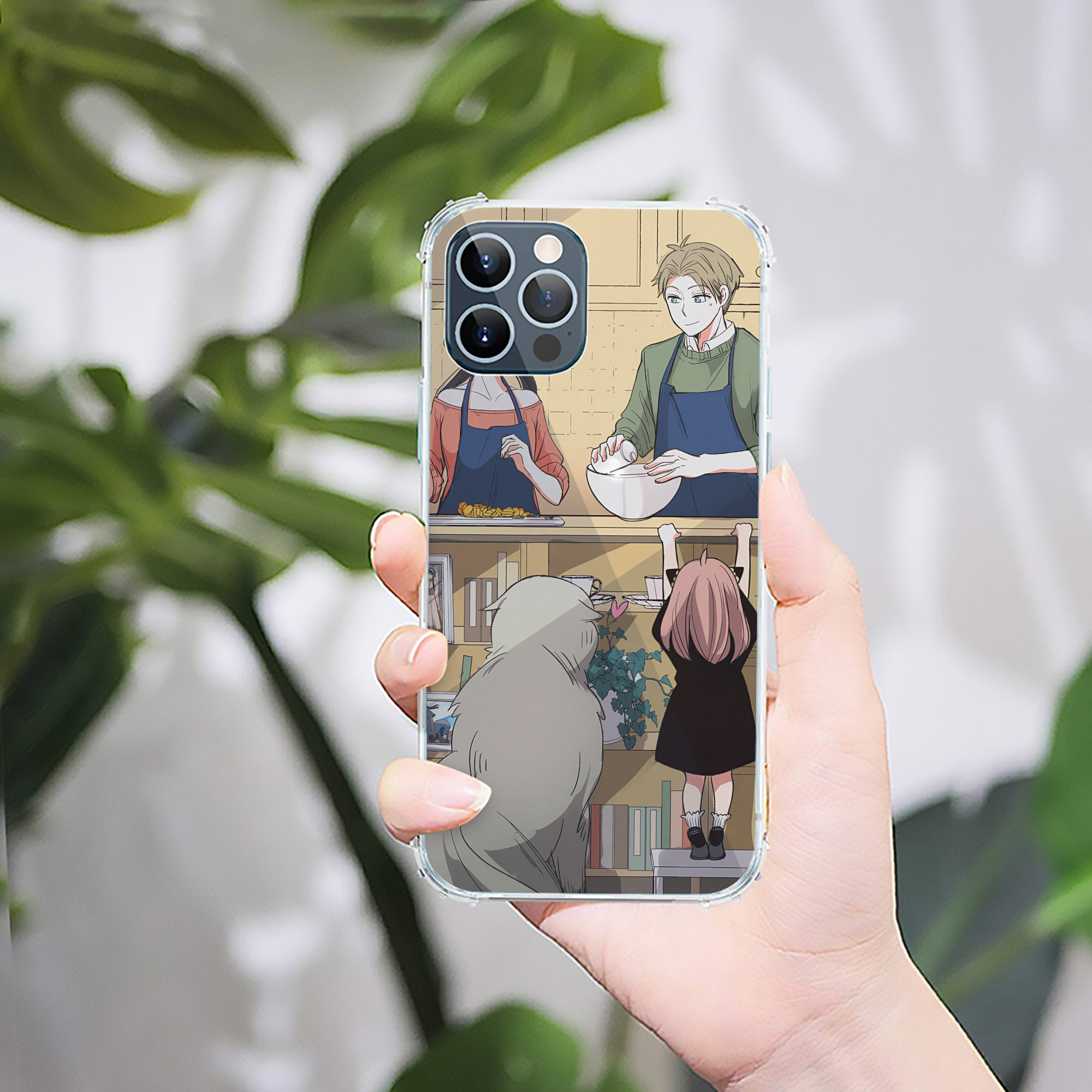（画像用） SPY×FAMILY间谍家家酒 【iPhone 12シリーズ対応】透明スマホケース（クリアソフトケース）